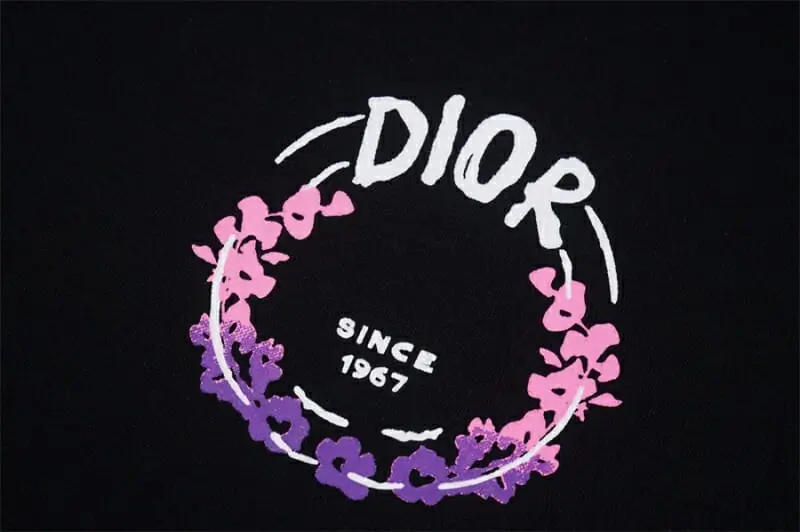 christian dior t-shirt manches courtes pour unisexe s_12360603